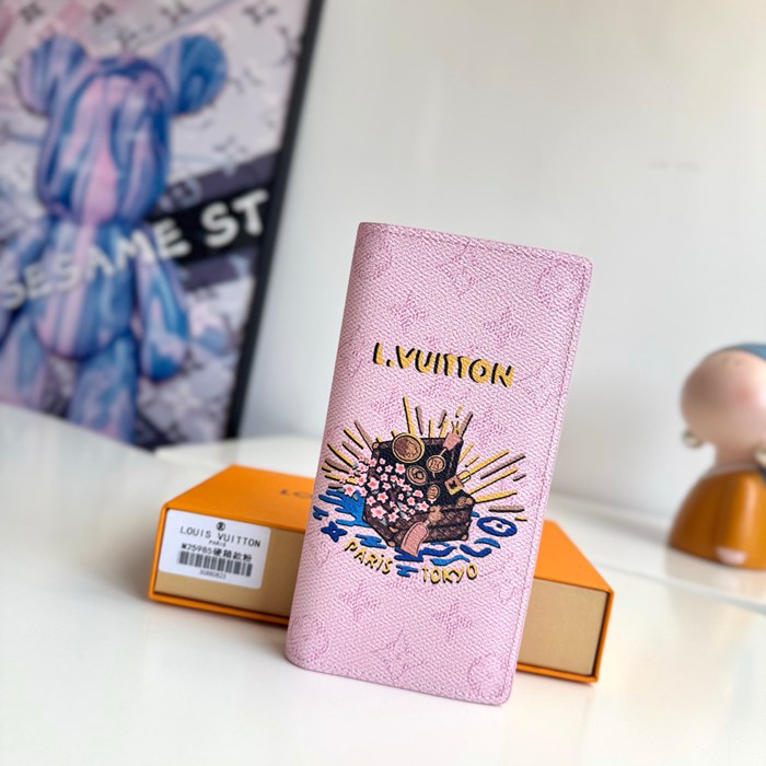 LOUIS VUITTON ブラッサ ウォレット モノグラム キャンバス メンズ 19×10×2cm