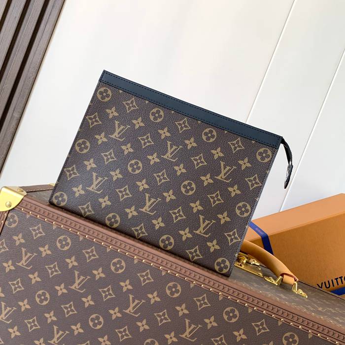 LOUIS VUITTON ポシェット ボヤージュ モノグラム マカサル メンズ 27×21×6cm