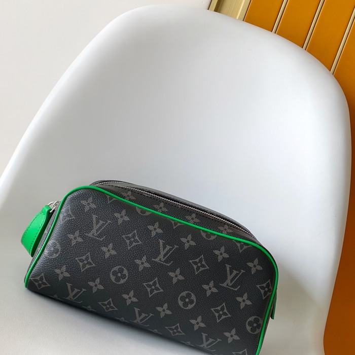 LOUIS VUITTON ドップキット 洗面用具ケース タオリヨンレザー メンズ 28×15×16.5cm