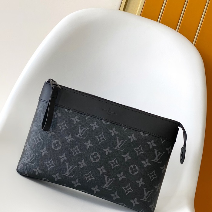LOUIS VUITTON ポシェット ボヤージュ スープル モノグラム シャドウ メンズ 32×21×8cm