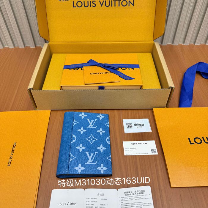 LOUIS VUITTON パスポートケース モノグラム キャンバス メンズ 10×14×2.5cm