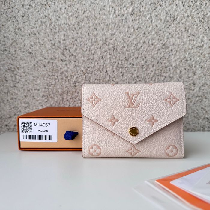 LOUIS VUITTON ヴィクトリーヌ ウォレット モノグラム キャンバス レディース 12×9.5×2.5cm
