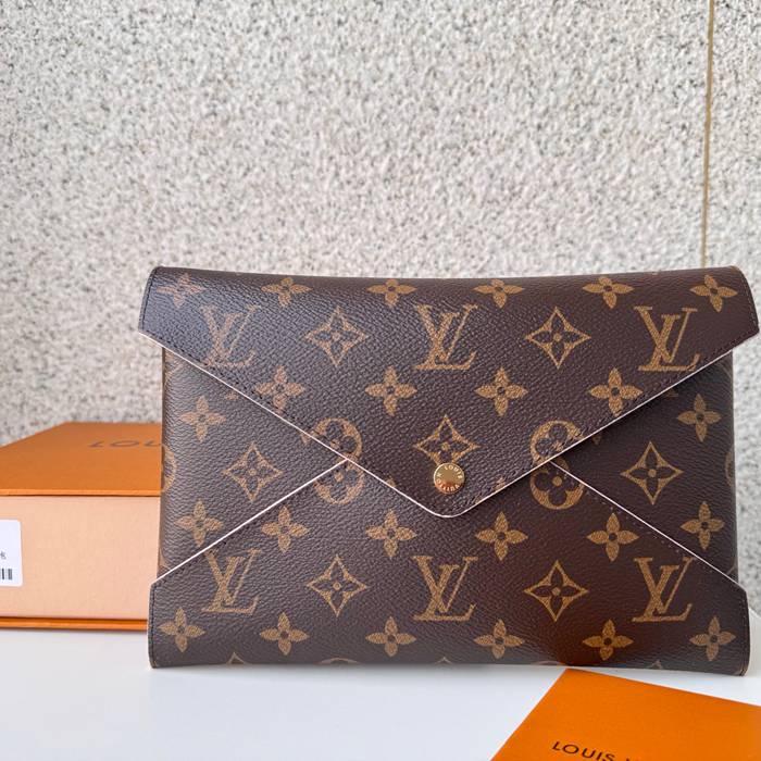 LOUIS VUITTON ポシェット キリガミ モノグラム キャンバス レディース 23×16.5×0.3cm