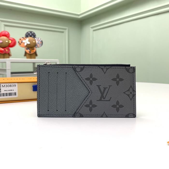 LOUIS VUITTON コイン カードケース タイガ×モノグラム メンズ 8×14.5×1cm