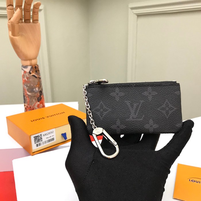 LOUIS VUITTON ジッピー コインパース モノグラム エクリプス レディース 12×7×1cm