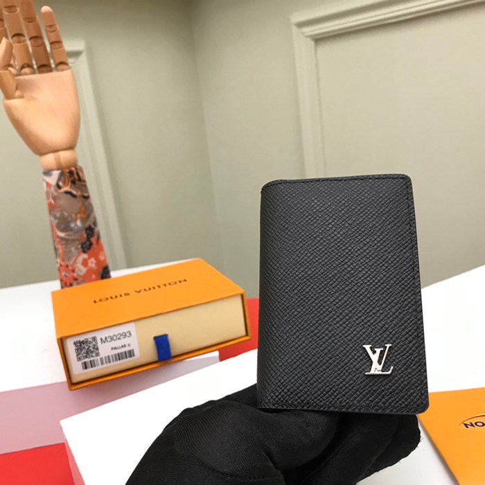 LOUIS VUITTON ポケット オーガナイザー タイガレザー メンズ 8×11×1cm