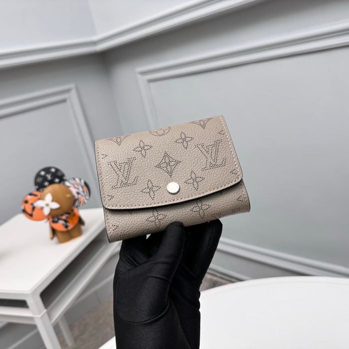 LOUIS VUITTON アイリス ショートウォレット カーフレザー レディース 12×9.5×3cm