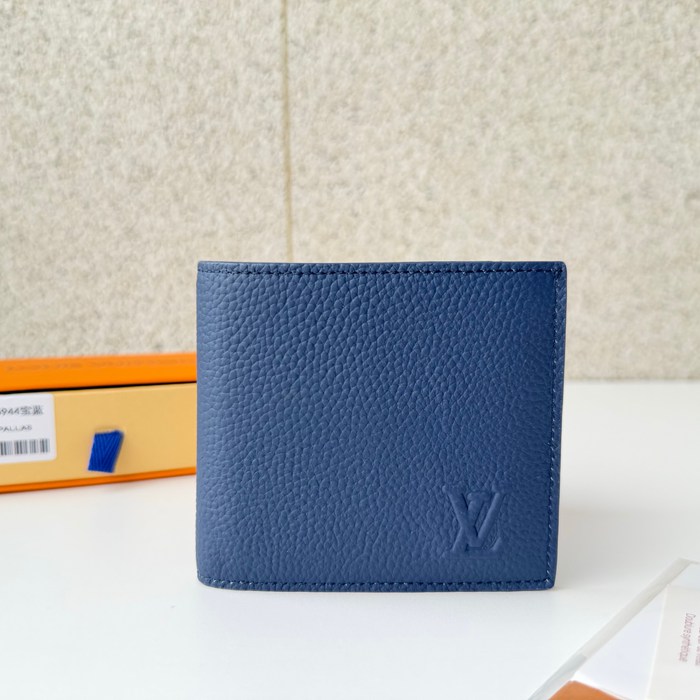 LOUIS VUITTON マルコ ウォレット LVアエログラム レザー メンズ 5×10.5×2cm