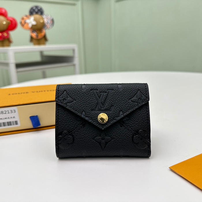 LOUIS VUITTON セレスト ウォレット モノグラム アンプラント レザー レディース 10×8×3cm