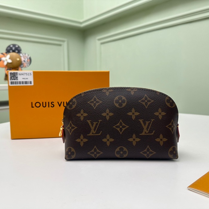 LOUIS VUITTON 化粧ポーチ スモール モノグラム キャンバス レディース 19×12×6cm