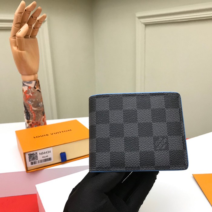 LOUIS VUITTON ミュルティプル ウォレット ダミエ グラフィット メンズ 11.5×9cm