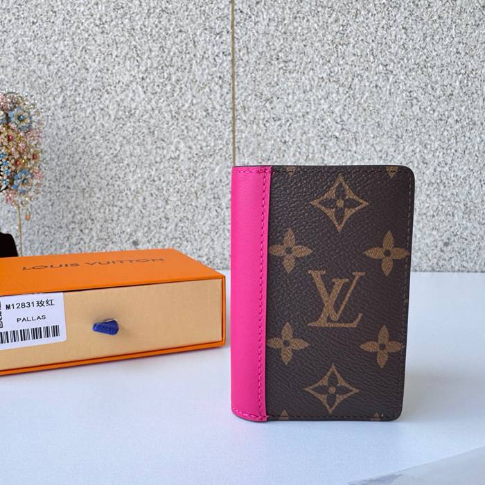 LOUIS VUITTON オーガナイザー ド ポッシュ モノグラム マカサル レディース 7.5×11.1×1cm