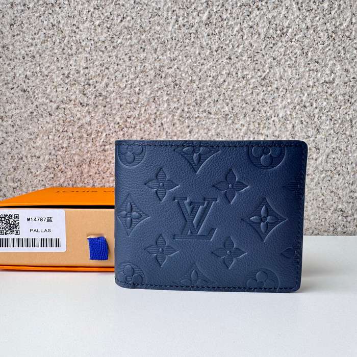 LOUIS VUITTON ポルトフォイユ ミュルティプル カーフレザー メンズ 11.5×9×1.5cm