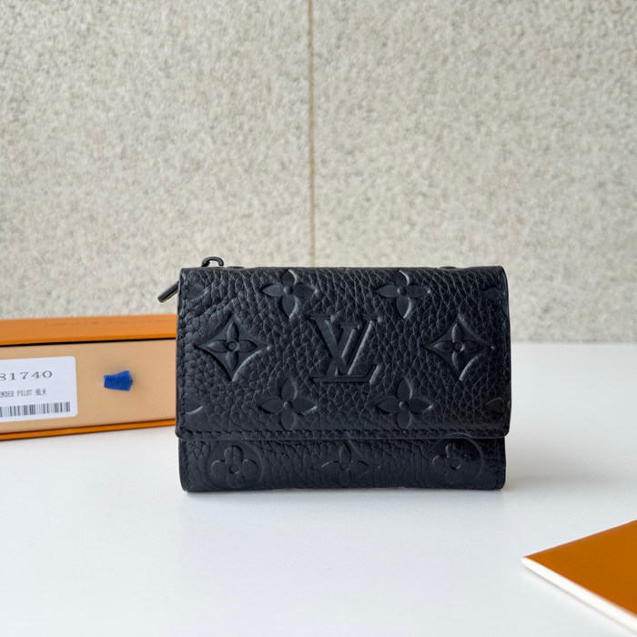 LOUIS VUITTON ポルトフォイユ パイロット カーフレザー メンズ 11×8.5×2cm