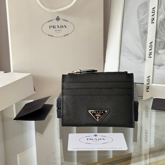 PRADA カードケース サフィアーノレザー ユニセックス 12×8.5cm