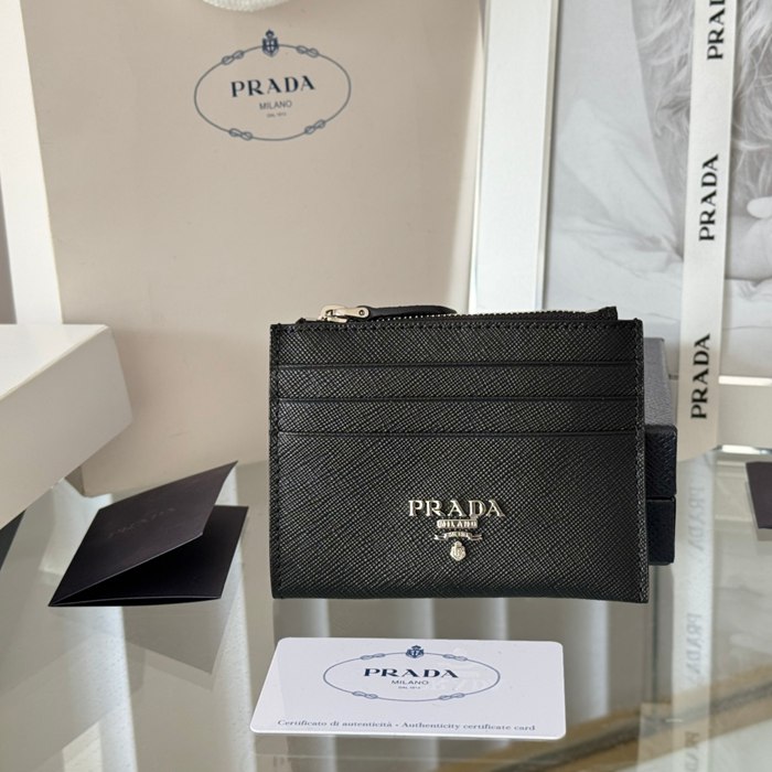 PRADA カードケース サフィアーノレザー ユニセックス 12×8.5cm