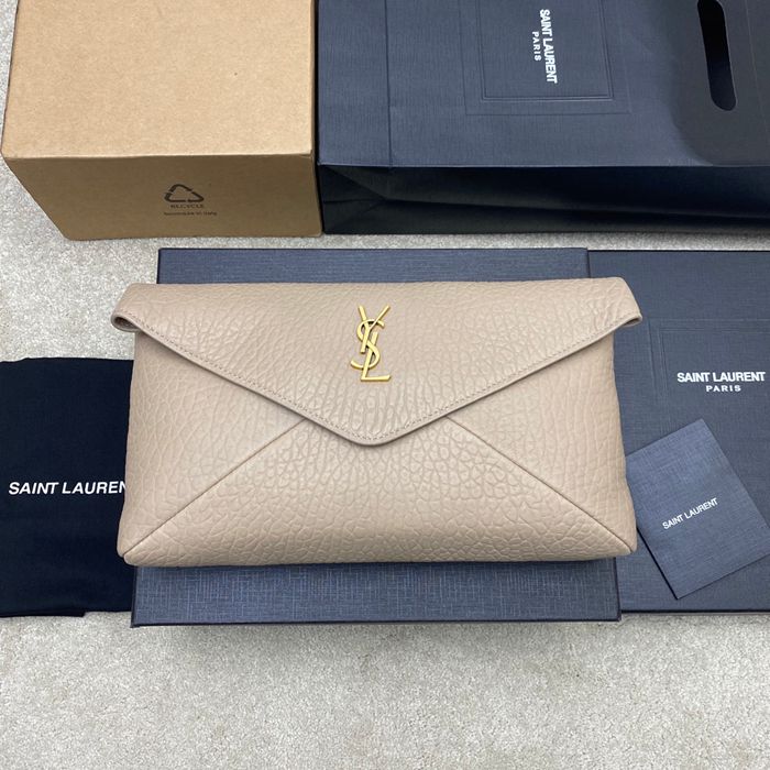YSL クラッチバッグ ラムスキン レディース 29.5×18×4.5cm