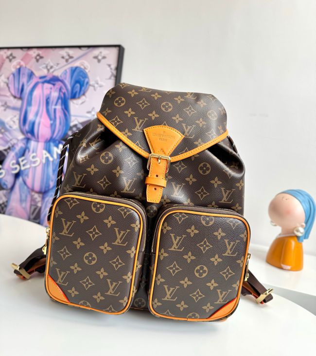 ルイ・ヴィトン スタイル モンソロー カーゴ リュック サイズ：40×34×17cm