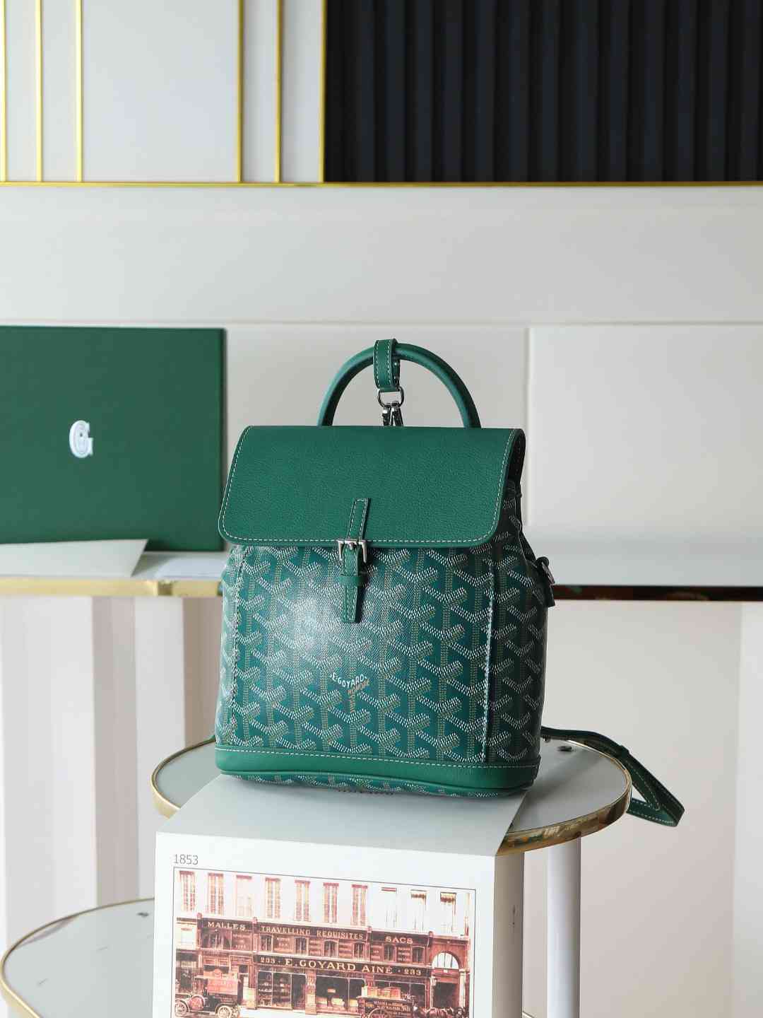 ゴヤール スタイル アルン ミニ リュック サイズ：19×20×9cm