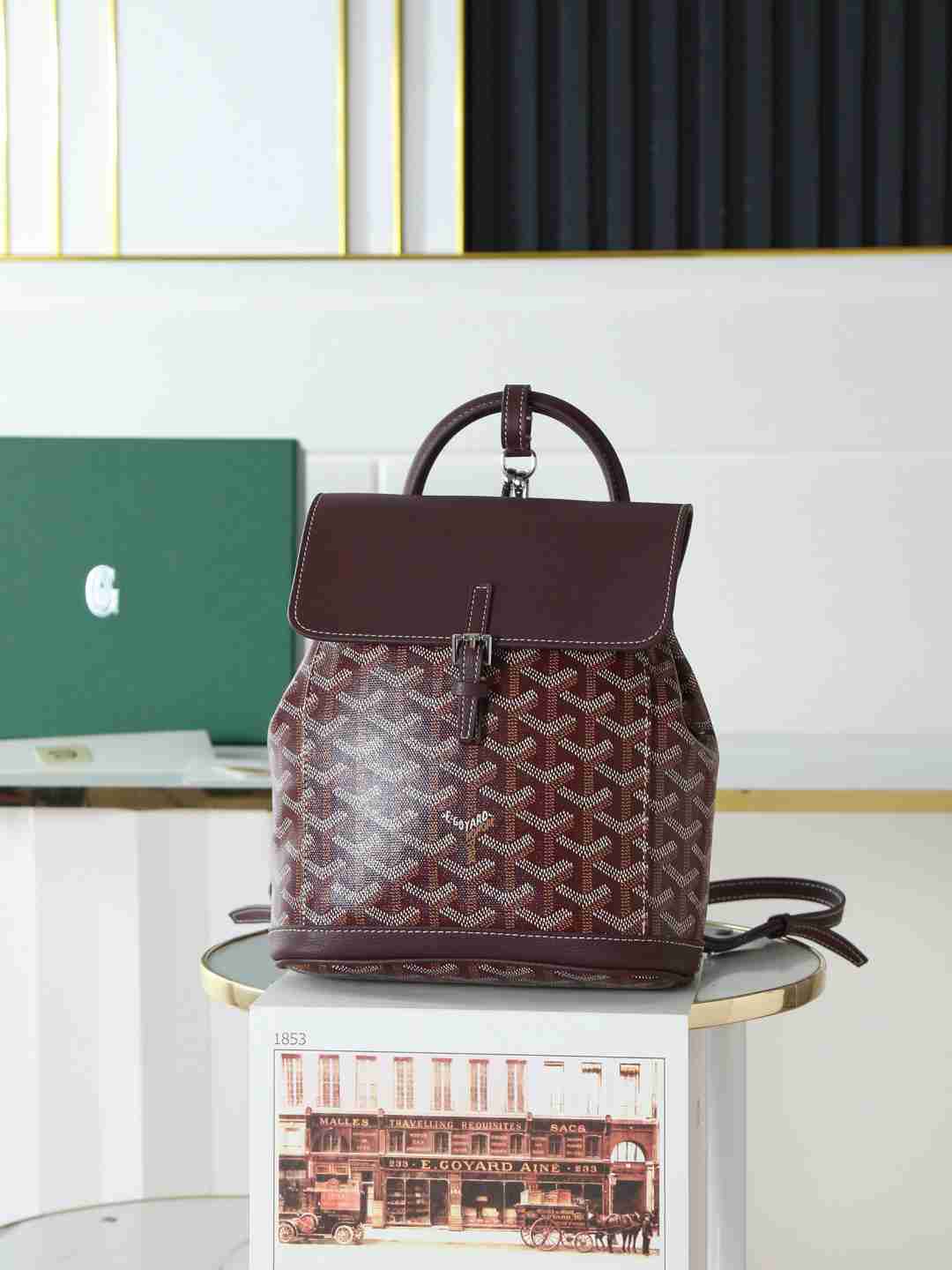 ゴヤール スタイル アルン ミニ リュック サイズ：19×20×9cm