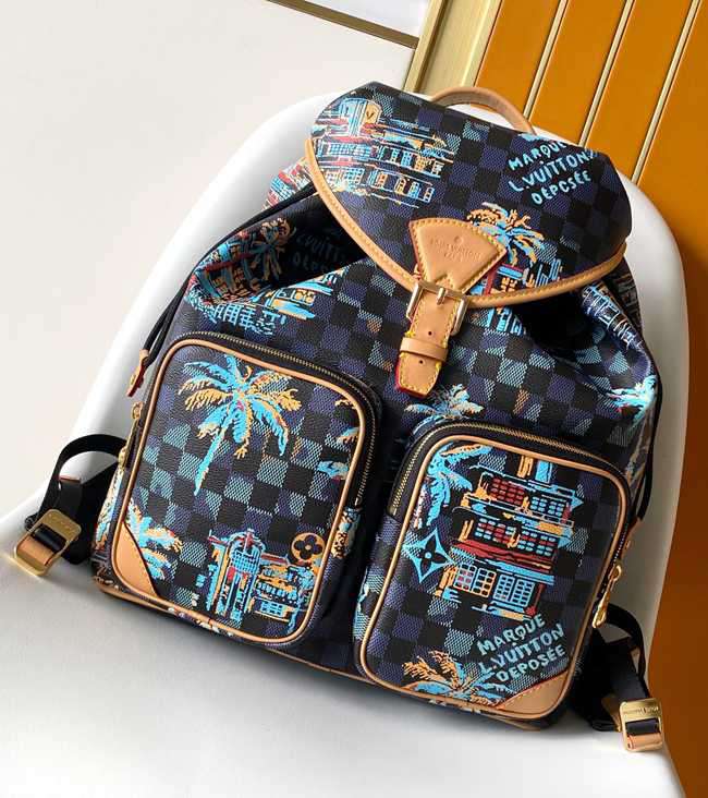 ルイ・ヴィトン スタイル モンソロー カーゴ リュック サイズ：40×17×34cm