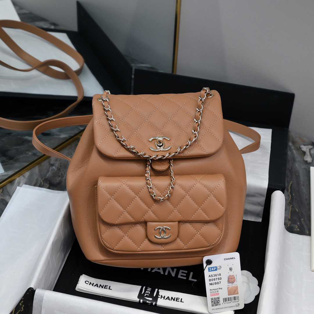 シャネル スタイル デュマ リュック ラージ サイズ：23.5×21.5×13cm