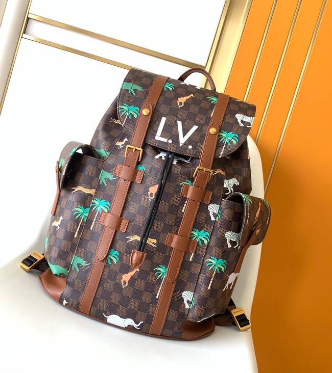 ルイ・ヴィトン スタイル クリストファー スモール リュック サイズ：41×48×13cm