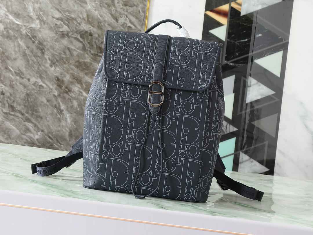 ディオール スタイル デイリー リュック グレイヴティ柄 サイズ：30.5×41.5×15.5cm