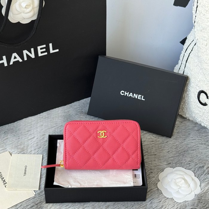CHANEL 3686 0112 25c ラージジッピー長財布 カヴィア粒革 サイズ:12x8x2cm