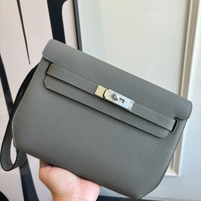 HERMES ケリー デペッシュ 25 クラッチバッグ トゴ革 ショルダーストラップ付き サイズ: