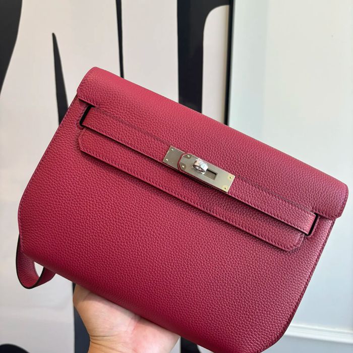HERMES ケリー デペッシュ 25 クラッチバッグ トゴ革 ショルダーストラップ付き サイズ: