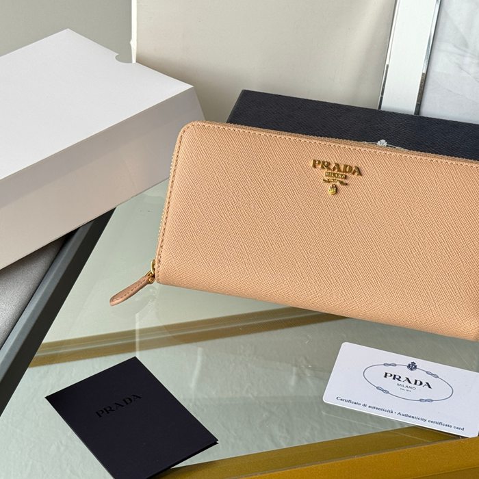 PRADA 1ML506 クラシックジッピー長財布 サフィアーノ十字紋 サイズ:19x12cm