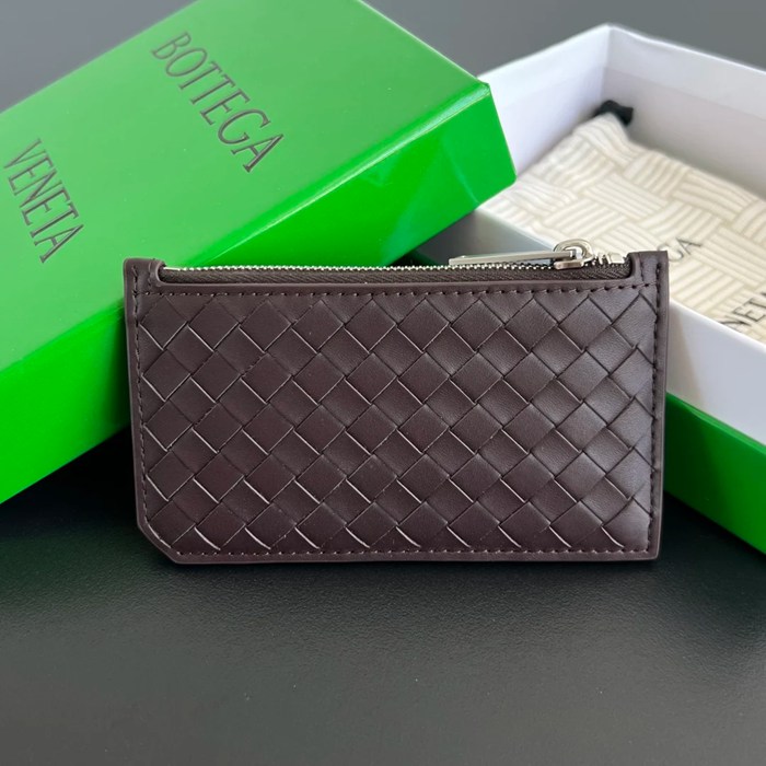 BOTTEGA VENETA BV 805827 縦型カードケース 細編み小牛皮 12x7x0.5cm サイズ:12x7x0.5cm
