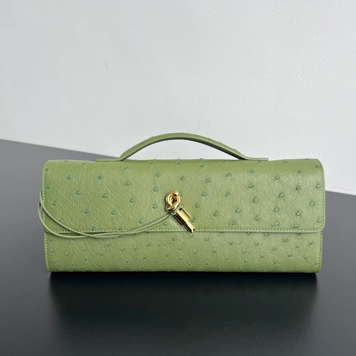 BOTTEGA VENETA BV 805241 アンディアーモ クラッチバッグ ダチョウ革 31x13cm サイズ:31x13cm