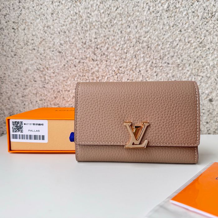 LOUIS VUITTON M62157 カピシーヌコンパクト長財布 トーリヨン ベージュ サイズ:13.5x9cm