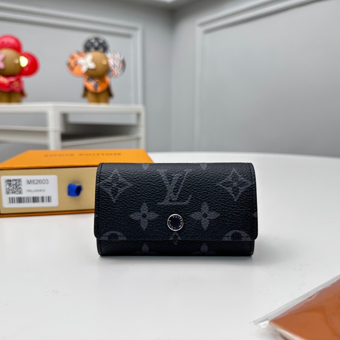 LOUIS VUITTON M82603 6連キーケース モノグラムエクリプス サイズ:12x7cm