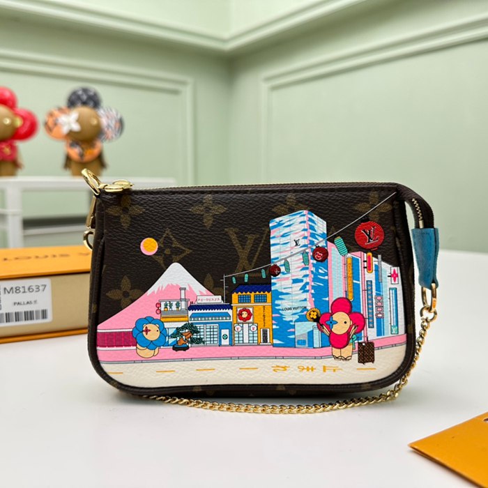 LOUIS VUITTON M81637 ミニポシェット アクセサリー ヴィヴィエンヌ サイズ:15.5x10.5cm