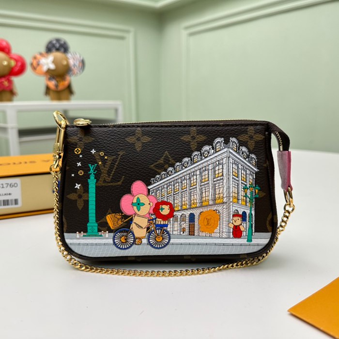 LOUIS VUITTON M81760 ミニポシェット アクセサリー ヴィヴィエンヌ サイズ:15.5x10.5cm