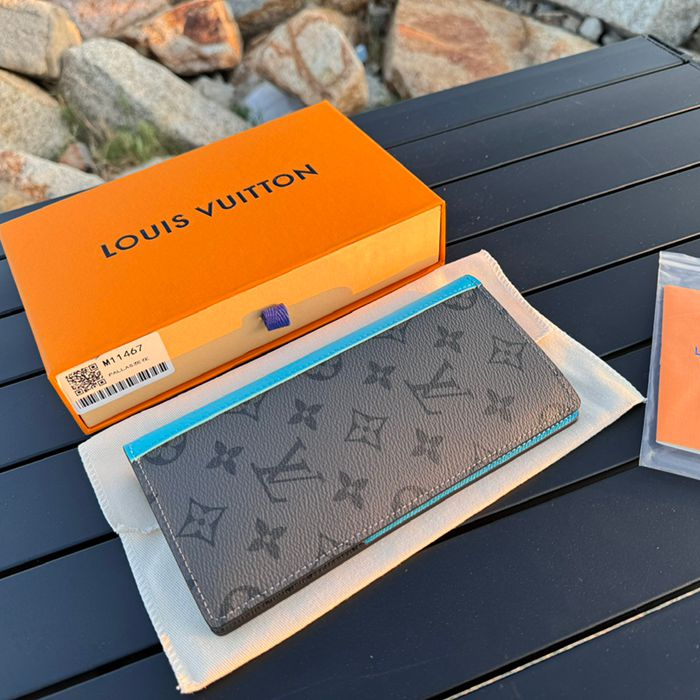 LOUIS VUITTON M11467 ブラッザ長財布 モノグラムエクリプスリバース サイズ:19x10cm