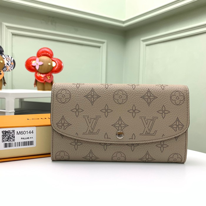 LOUIS VUITTON M60144 イリス長財布 モノグラムレース グレー サイズ:19x12cm