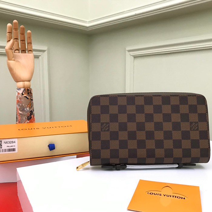 LOUIS VUITTON N63284 ジッピーXL 長財布 ダミエエベン サイズ:22x12cm