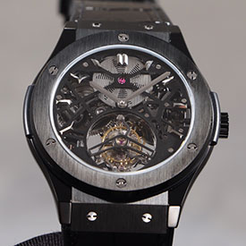 HUBLOT 505.CM.0140.LR クラシックフュージョン スケルトントゥールビヨン オールブラック 最高級