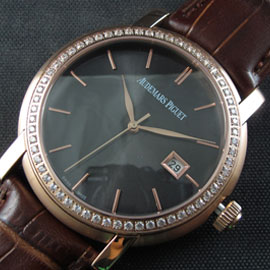 AUDEMARS PIGUET エクストラシン ベゼル全面ダイヤ 今お得