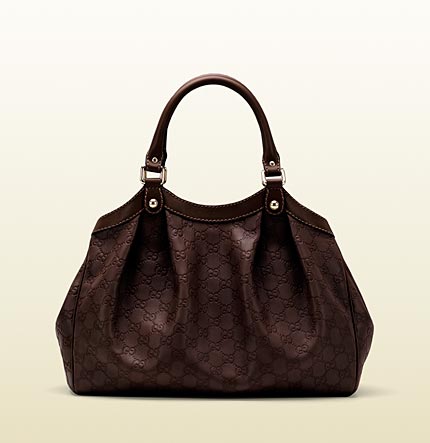 Authentic Gucci Sukey Medium Guccissima Leather Tote Bag 211944