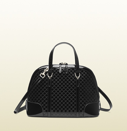 Gucci Nice Microguccissima Leather Handle Bag 309617 Black
