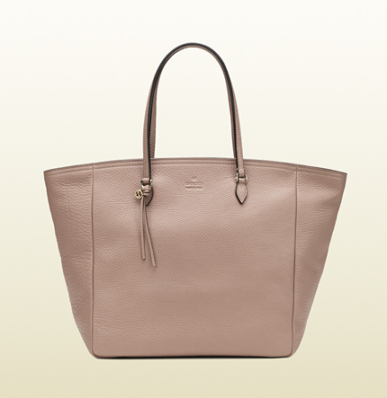 Authentic Gucci Bree Cuir Leather Tote Bag 323671 Pink