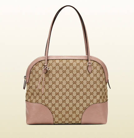 Gucci Bree Orignal GG Canvas Shoulder Bag 323673 Pink