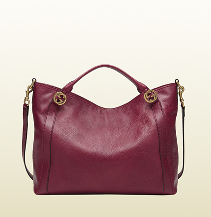 Authentic Gucci Miss GG Leather Top Handle Bag 323675 Red