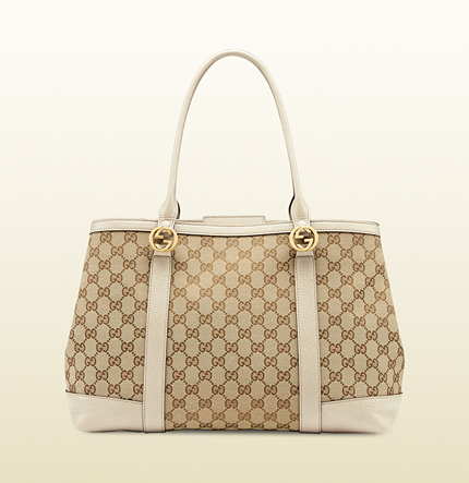 Authentic Gucci Miss GG Original GG Canvas Tote Bag 353122