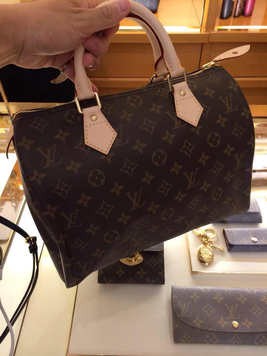 Authentic Louis Vuitton Monogram Speedy 30 Bag M41526